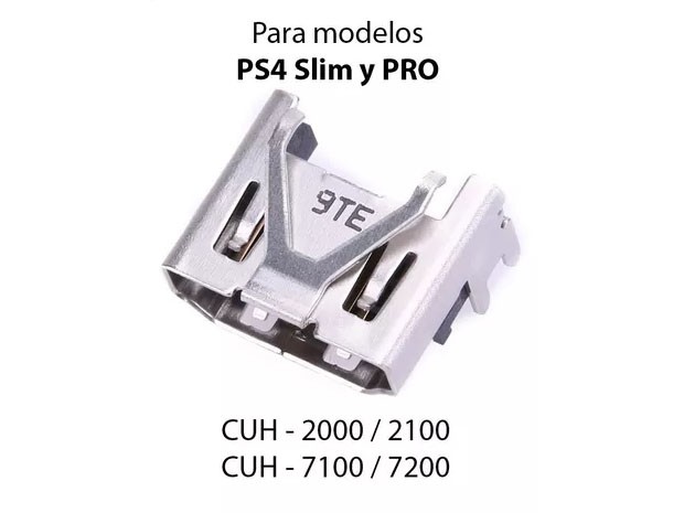 &u+  CONECTOR HDMI PS4 MODELO SLIM / PRO